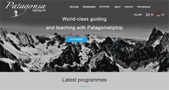 Desktop Screenshot of patagoniatiptop.ch